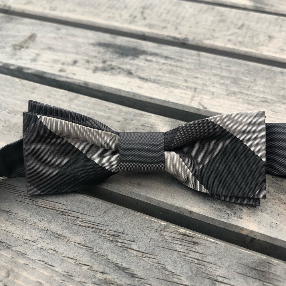 Burberry Check Kids bowtie gray